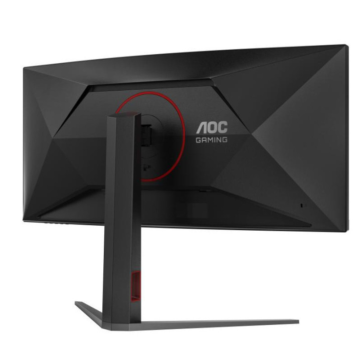 AOC G4 CU34G4 écran plat de PC 86,4 cm (34") 3440 x 1440 pixels Wide Quad HD LED Noir, Rouge 