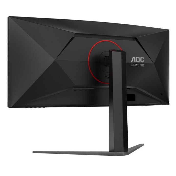 AOC G4 CU34G4 écran plat de PC 86,4 cm (34") 3440 x 1440 pixels Wide Quad HD LED Noir, Rouge 