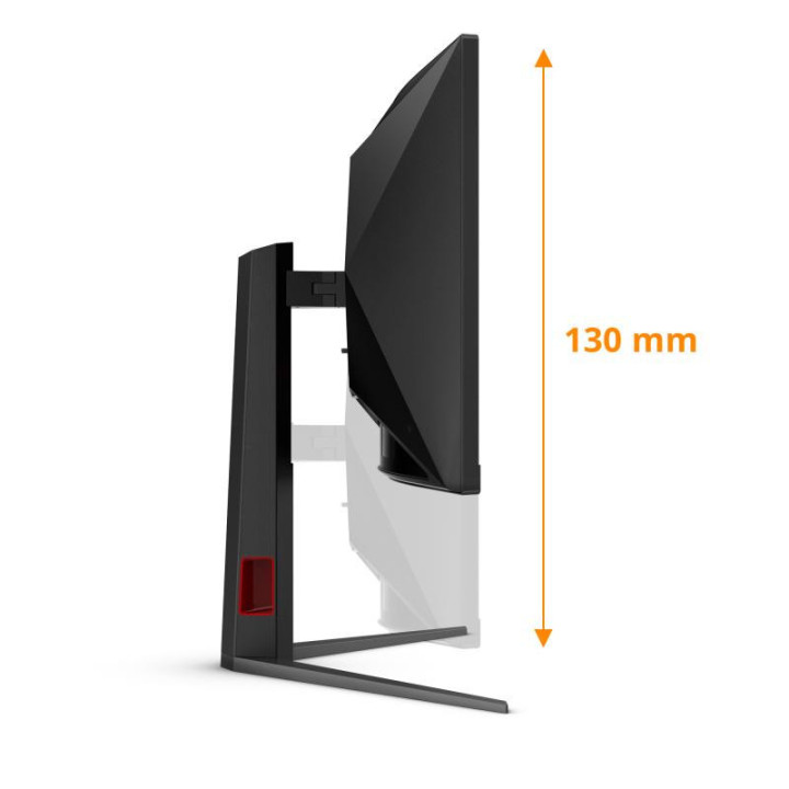 AOC G4 CU34G4 écran plat de PC 86,4 cm (34") 3440 x 1440 pixels Wide Quad HD LED Noir, Rouge 