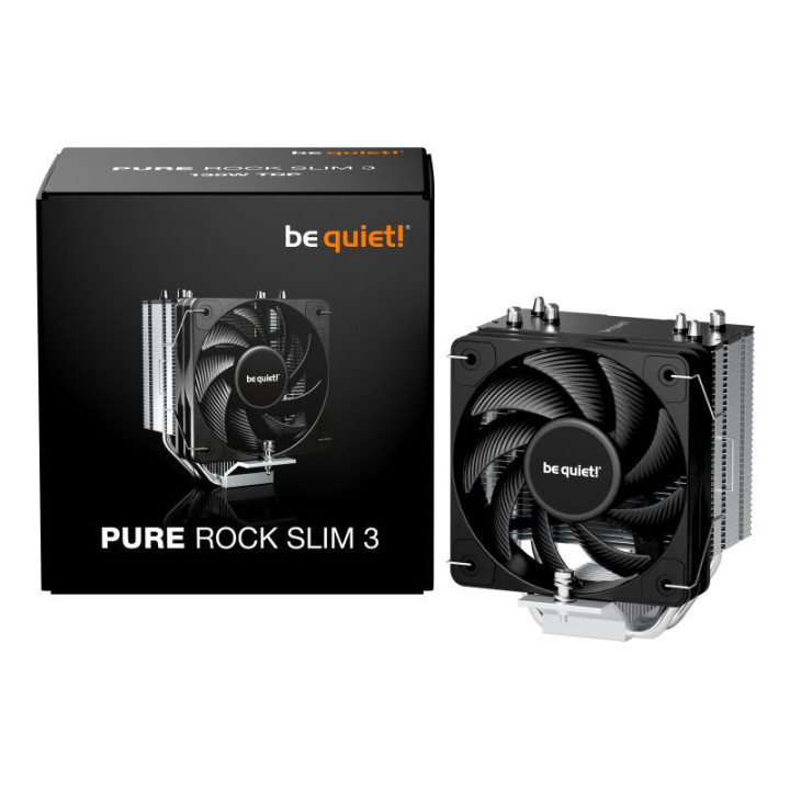 be quiet! Pure Rock Slim 3 | Ventirad compact mono tour, socket Intel et AMD 