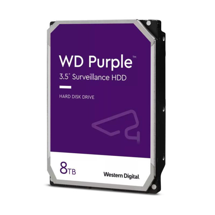 Western Digital Blue Purple disque dur 8 To 5400 tr/min 256 Mo 3.5" Série ATA III 