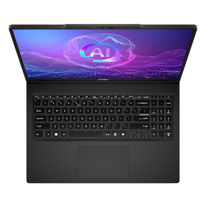 MSI VenturePro 16 A2RWFG-001FR Intel Core 7 240H Netbook 40,6 cm (16") 2K 16 Go DDR5-SDRAM 512 Go SSD NVIDIA GeForce RTX 5060 Wi