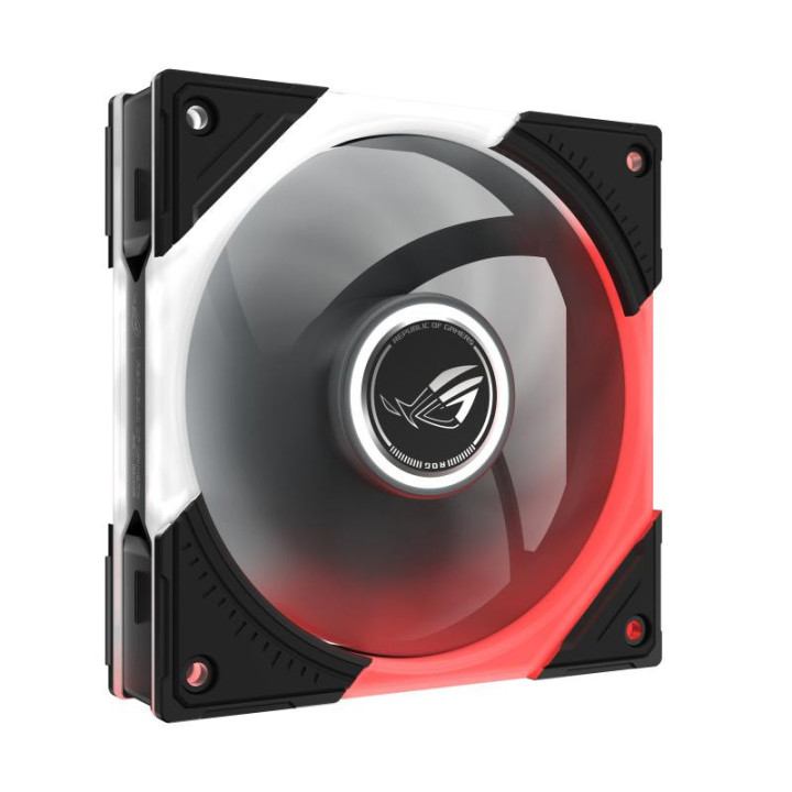 ASUS ROG Eurux GR120 ARGB Reverse Fan - Triple Pack Boitier PC Ventilateur 12 cm Noir, Blanc 3 pièce(s) 