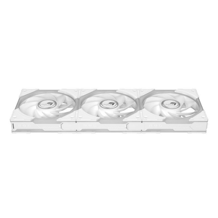 ASUS ROG Eurux GR120 ARGB Reverse Fan White Edition - Triple Pack Boitier PC Ventilateur 12 cm Blanc 3 pièce(s) 