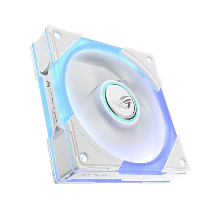 ASUS ROG Eurux GR120 ARGB Reverse Fan White Edition - Triple Pack Boitier PC Ventilateur 12 cm Blanc 3 pièce(s) 