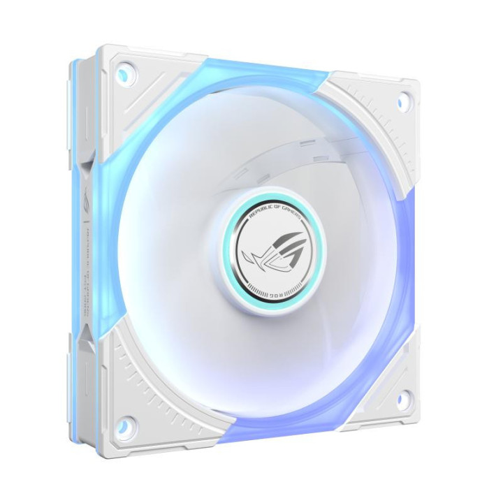 ASUS ROG Eurux GR120 ARGB Reverse Fan White Edition - Triple Pack Boitier PC Ventilateur 12 cm Blanc 3 pièce(s) 