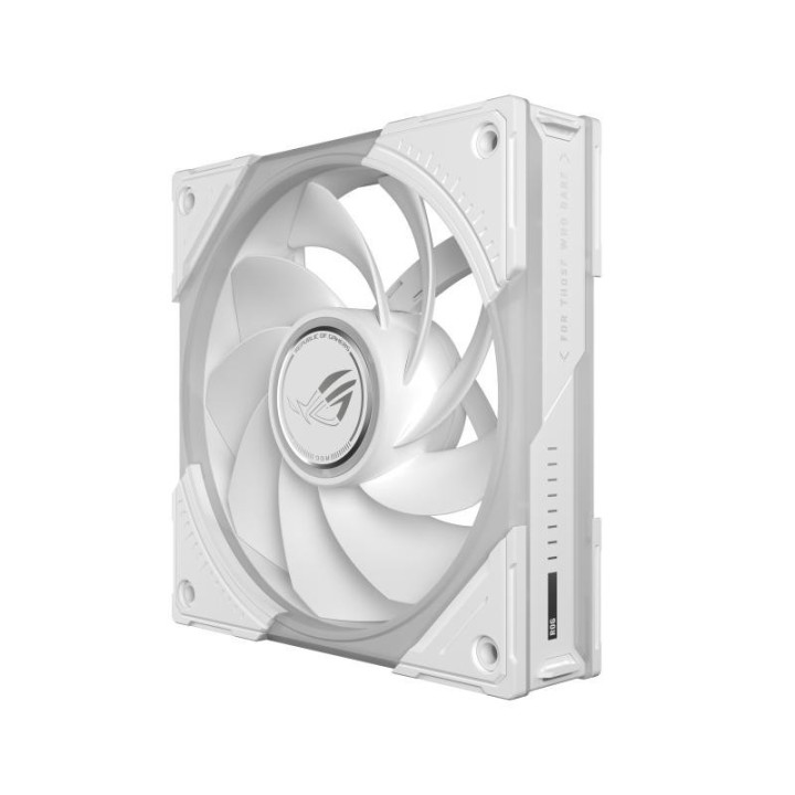 ASUS ROG Eurux GR120 ARGB Reverse Fan White Edition - Triple Pack Boitier PC Ventilateur 12 cm Blanc 3 pièce(s) 