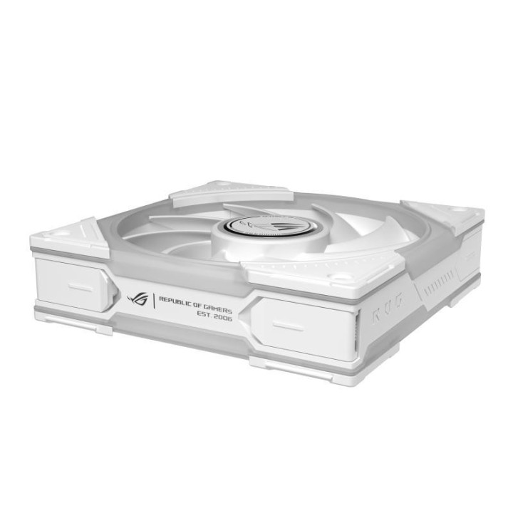 ASUS ROG Eurux GR120 ARGB Reverse Fan White Edition - Triple Pack Boitier PC Ventilateur 12 cm Blanc 3 pièce(s) 