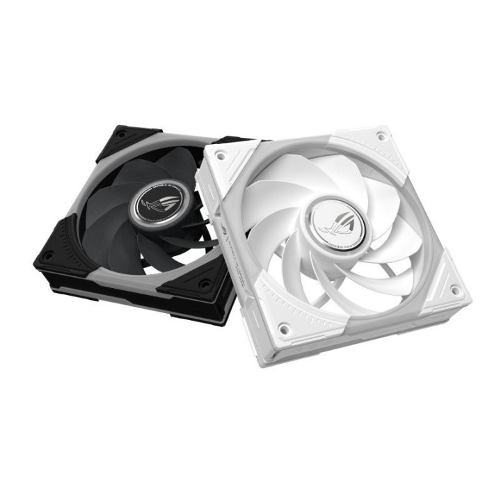 ASUS ROG Eurux GR120 ARGB Reverse Fan White Edition - Triple Pack Boitier PC Ventilateur 12 cm Blanc 3 pièce(s) 