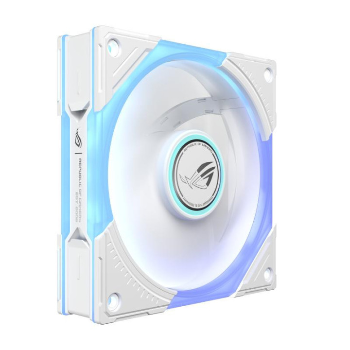 ASUS ROG Eurux GR120 ARGB Fan White Triple Pack Boitier PC Ventilateur 12 cm Blanc 3 pièce(s) 
