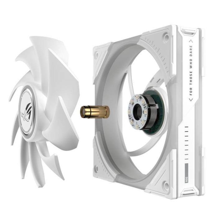 ASUS ROG Eurux GR120 ARGB Fan White Triple Pack Boitier PC Ventilateur 12 cm Blanc 3 pièce(s) 