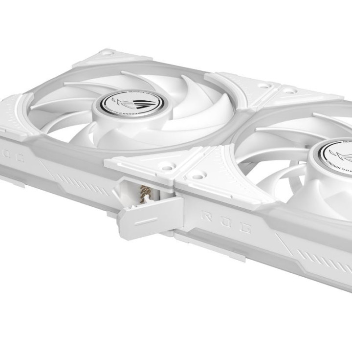 ASUS ROG Eurux GR120 ARGB Fan White Triple Pack Boitier PC Ventilateur 12 cm Blanc 3 pièce(s) 
