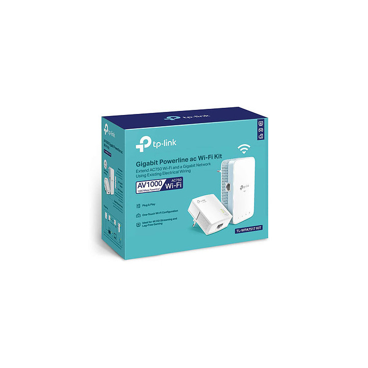 TL-WPA7517 KIT (1000Mb) WiFi AC - Pack de 2 - TLWPA7517KIT | TP-Link 