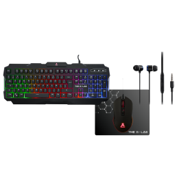 Combo Helium - Ecouteurs/Clavier/Souris/Tapis | The G-LAB 