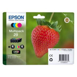 Pack Cartouche Noir et Couleurs N°29 - C13T2986402 - C13T29864022 | Epson 