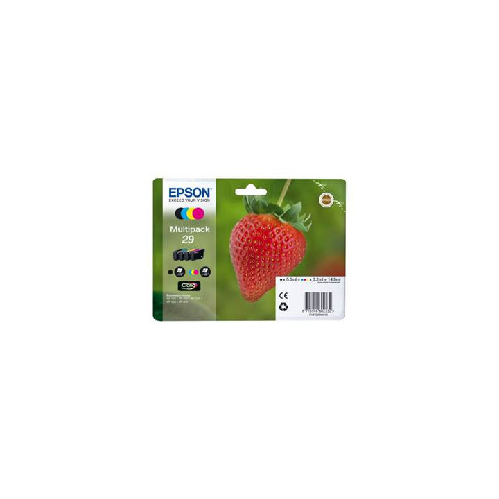 Pack Cartouche Noir et Couleurs N°29 - C13T2986402 - C13T29864022 | Epson 
