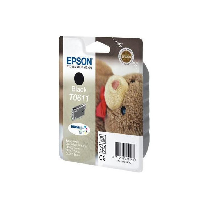Cartouche d'encre T0611 Noire D88/D68 | Epson 