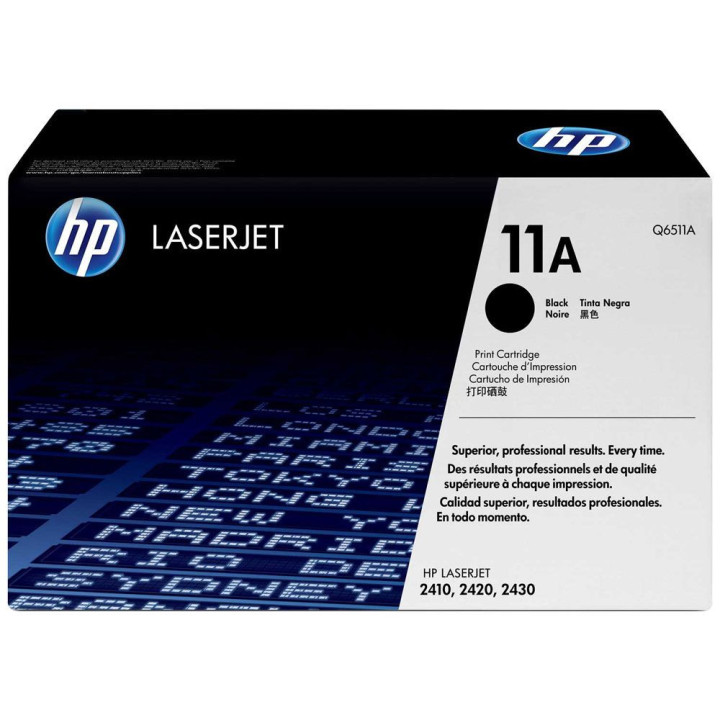 Toner Noir 6000 Pages Q6511A - Q6511A | HP 