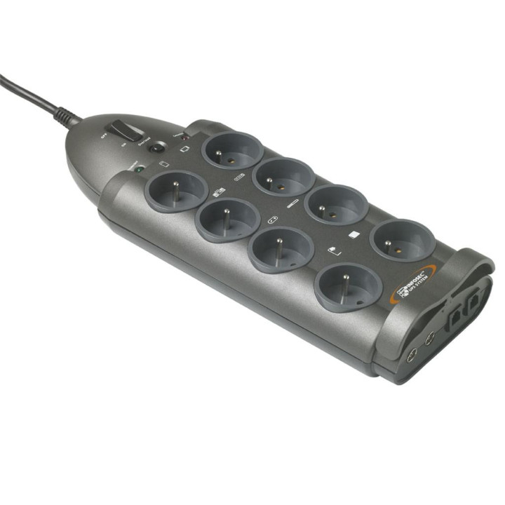 Parasurtenseur 8 connecteurs+/Coax/RJ45 S8 LAN TV | Infosec 