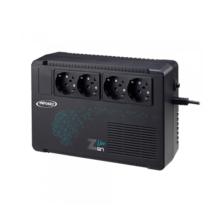 ZEN LIVE 650VA - 4 prises | Infosec 