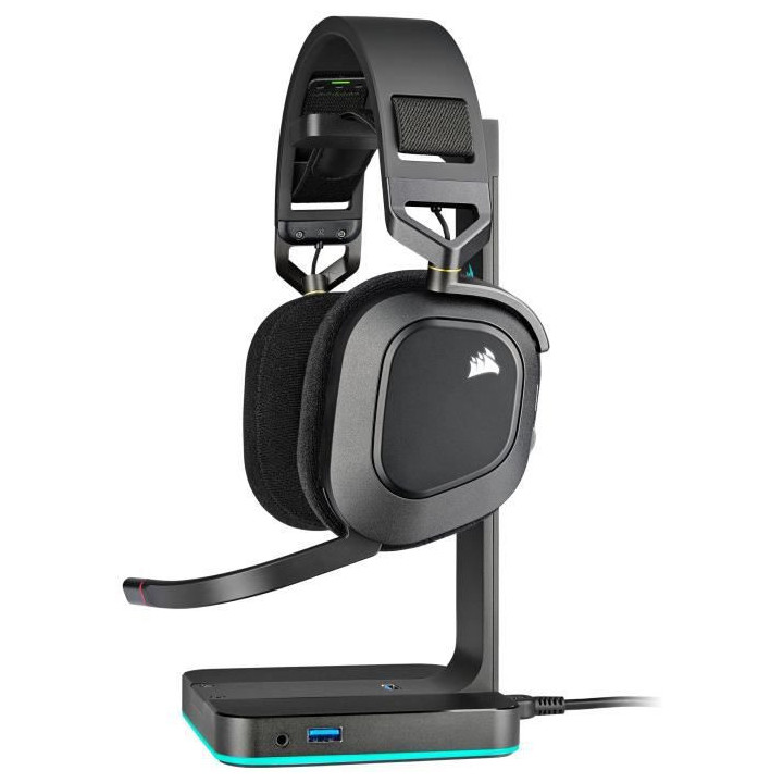 HS80 RGB Wireless Headset Carbon - CA-9011235-EU - CA9011235EU | Corsair 