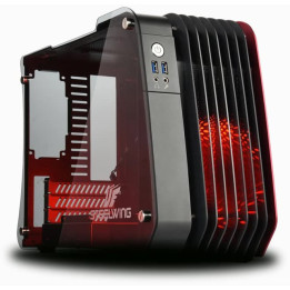 STEELWING  Rouge  Fenetre en verre tempé  - ECB2010R | Enermax 