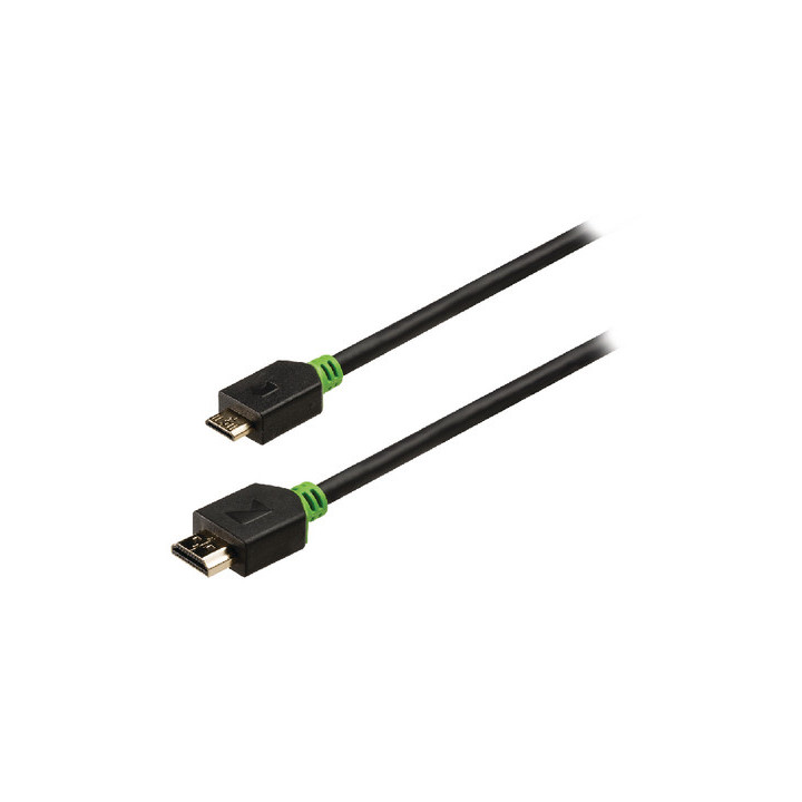 Connecteur HDMI - HDMI Mini Mâle 2.00 m Anthracite - KNV34500E20 | Générique 