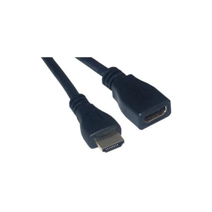 Rallonge HDMI haute vitesse mâle / femelle - 1m    - MC384Z1M | MCL Samar 