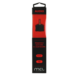 Adaptateur JACK mâle / 2 x JACK femelle haute qual - CG701HQZ | MCL Samar 
