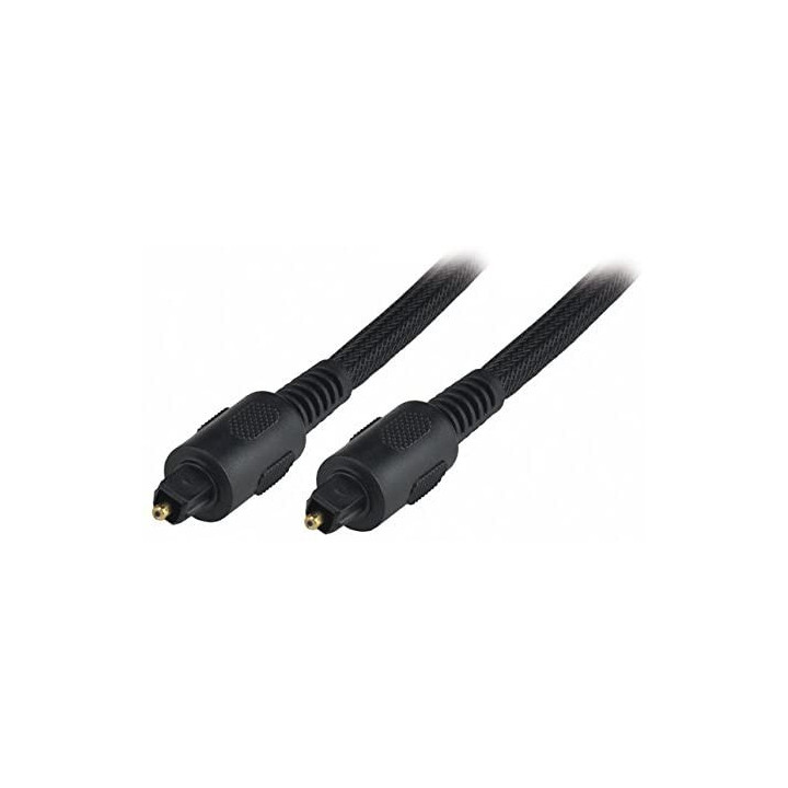 Câble Toslink HQ tressé mâle / mâle - 1m - MC760HQ1M | MCL Samar 