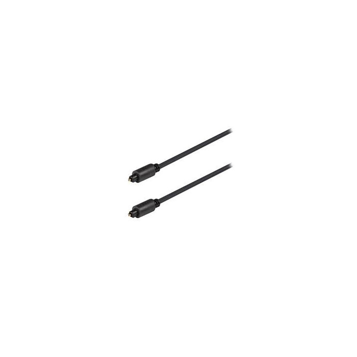 Câble optique Toslink mâle - mâle 5,00 M Gris - KNA25000E50 | Générique 