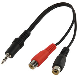 Adaptateur JACK 3.5 male / 2 X RCA femelle femelle - CG712HQZ | MCL Samar 