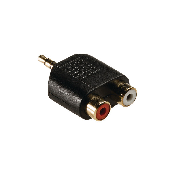 adaptateur audio 3.5mm mâle - 2 x RCA femelle  - KNA22940E | Générique 