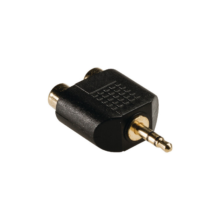 adaptateur audio 3.5mm mâle - 2 x RCA femelle  - KNA22940E | Générique 