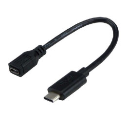 USB 3.1 type to USB 2.0 micro B fem 17cm - USB31CM2HBFCE | MCL Samar 