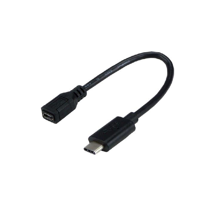 USB 3.1 type to USB 2.0 micro B fem 17cm - USB31CM2HBFCE | MCL Samar 