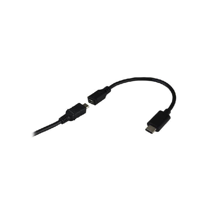 USB 3.1 type to USB 2.0 micro B fem 17cm - USB31CM2HBFCE | MCL Samar 