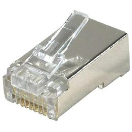 Connecteurs RJ45 Blindés Cat.6 + insert (par 10) - 92088021993063 | Générique 