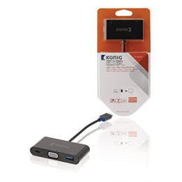 USB 3.1 Adapter USB-C Male - USB A Female / USB-C  - KNC64760E02 | Générique 