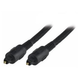 Câble Toslink HQ tressé mâle / mâle - 3m - MC760HQ3M | MCL Samar 