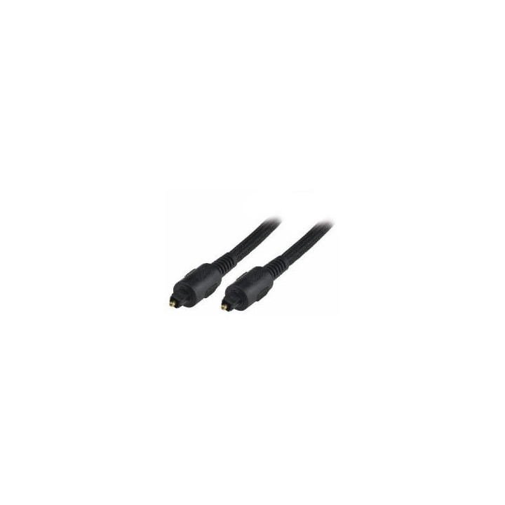 Câble Toslink HQ tressé mâle / mâle - 3m - MC760HQ3M | MCL Samar 