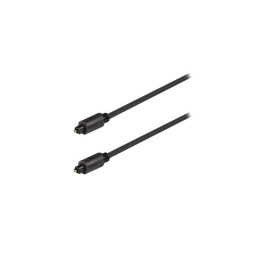 Câble optique Toslink mâle - mâle 1,00 M Gris - KNA25000E10 | Générique 