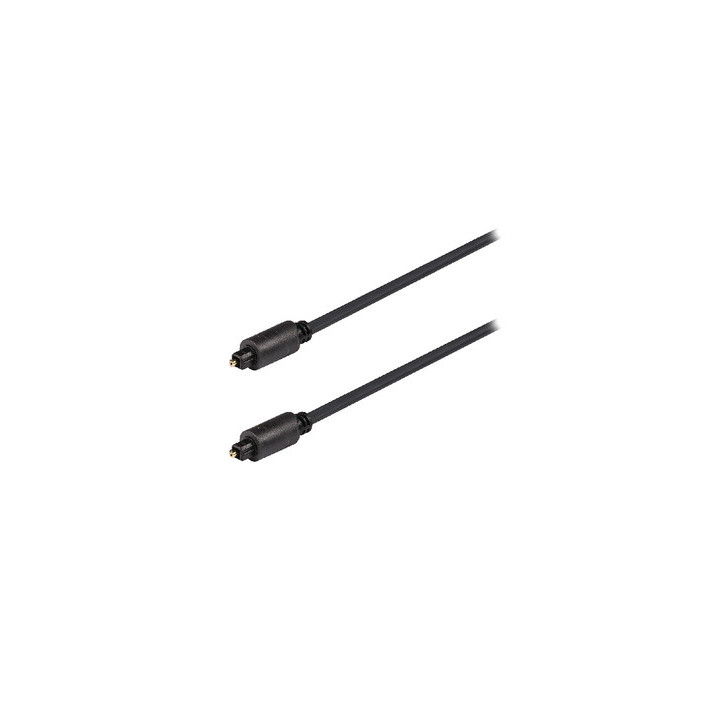 Câble optique Toslink mâle - mâle 1,00 M Gris - KNA25000E10 | Générique 