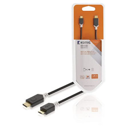 CÂBLE USB 2.0 CM - MBM USB-C MALE - USB MICRO-B 1. - KNC60750E10 | Générique 