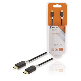 Câble USB 2.0 CM - CM USB-C Male - USB-C Male 1.00 - KNC60700E10 | Générique 
