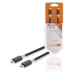 Câble USB 3.1 CM - CM USB-C Male - USB-C Male 1.00 - KNC64750E10 | Générique 