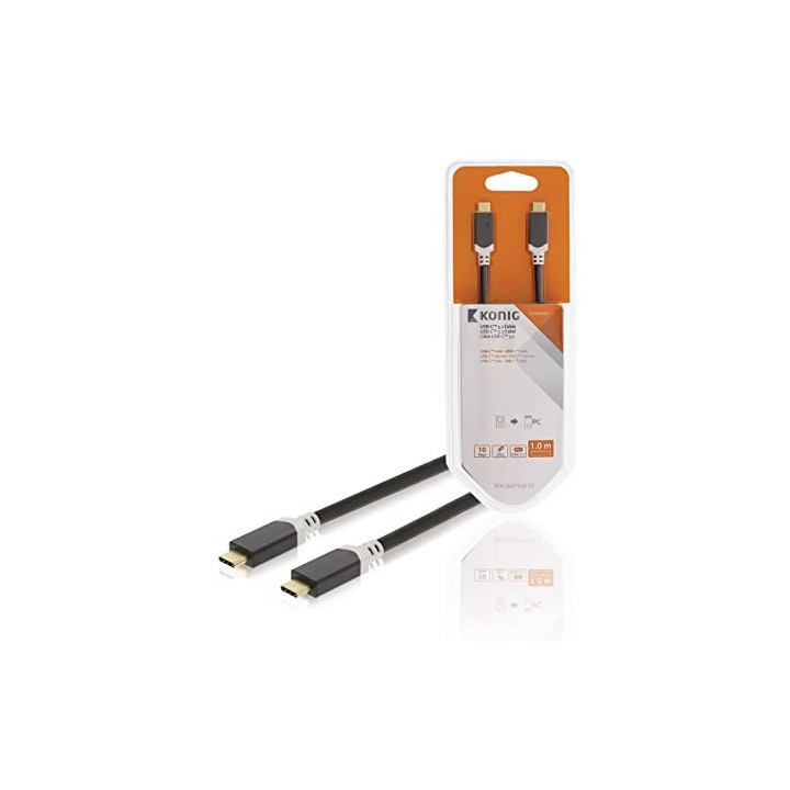 Câble USB 3.1 CM - CM USB-C Male - USB-C Male 1.00 - KNC64750E10 | Générique 