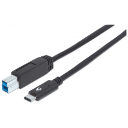 USB3.1 Ctype m/USB3.0 Btype m cable-1m - MC9231C3BME1M | MCL Samar 