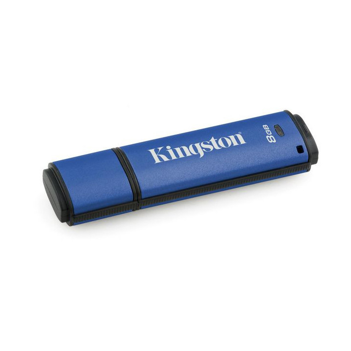 Data Traveler Vault 30/8GB USB3 256b AES - DTVP308GB | Kingston 