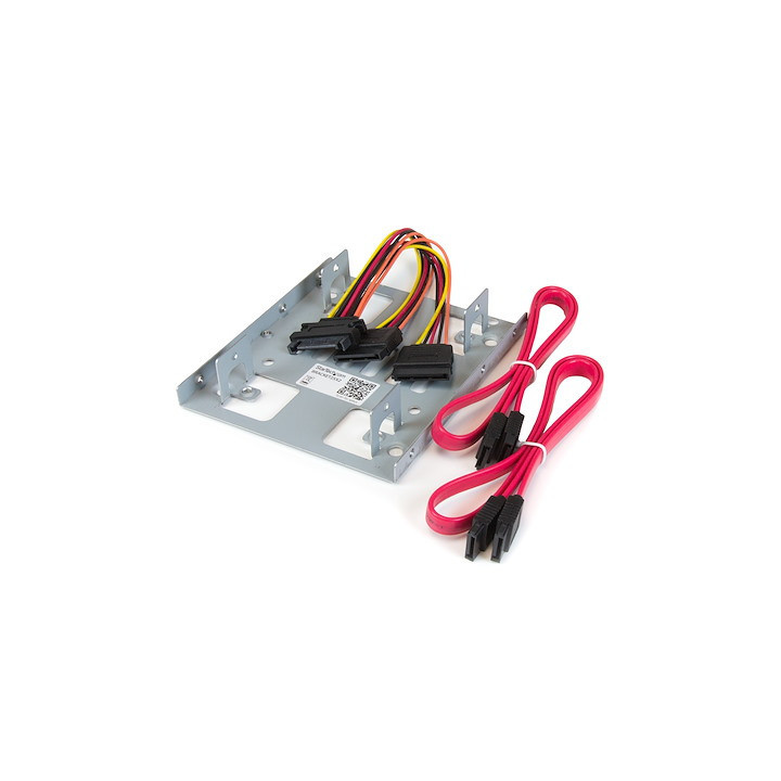 Dual 2.5 SATA HDD to 3.5 Mount Bracket - BRACKET25X2 | StarTech 